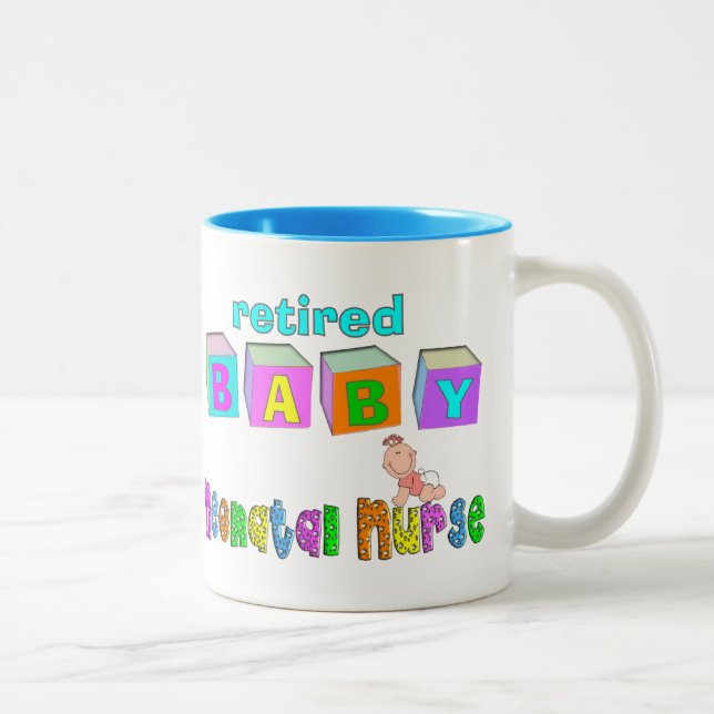 Tasse 2 Couleurs Cadeaux néonatals retirés d'infirmière (Droit)