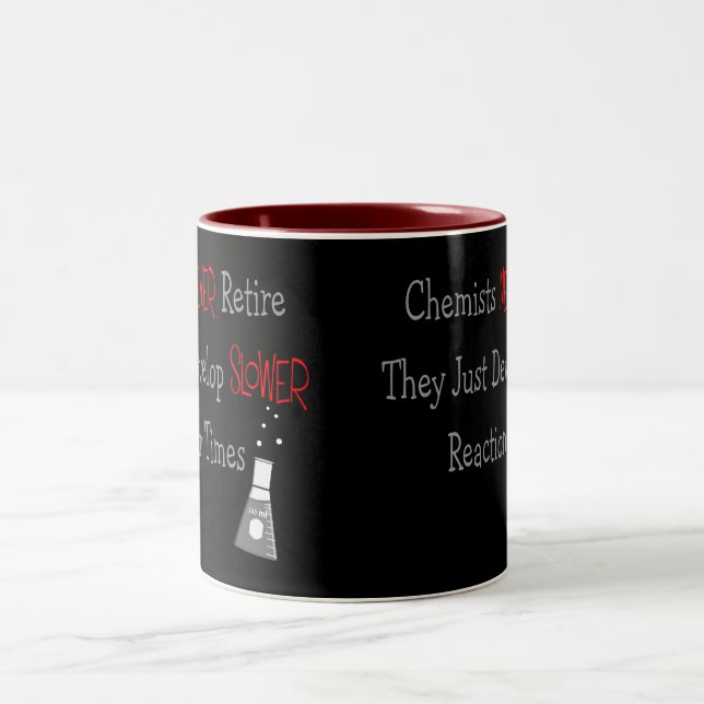 Tasse 2 Couleurs Cadeaux retirés de chimiste (Centre)