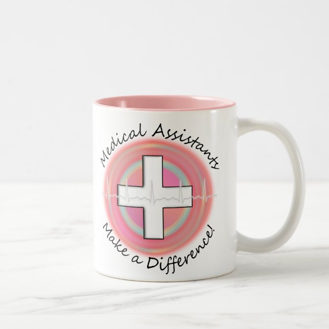Tasse 2 Couleurs Cadeaux uniques d'aide médical (Droit)