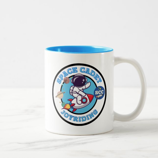 Tasse 2 Couleurs Cadet spatial - Joyéquitation (Droit)