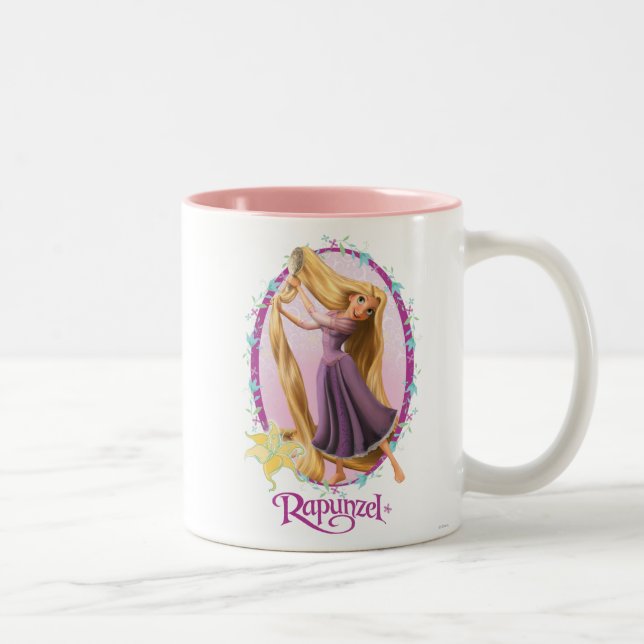 Tasse 2 Couleurs Cadre Rapunzel (Droit)
