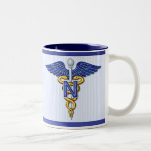 Tasse 2 Couleurs Caducée