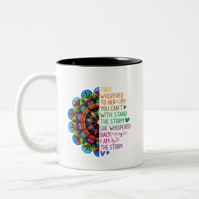 Tasse 2 Couleurs Café amusant  (Gauche)