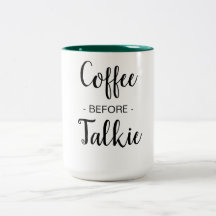 Café avant Talkie