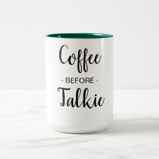 Tasse 2 Couleurs Café avant Talkie