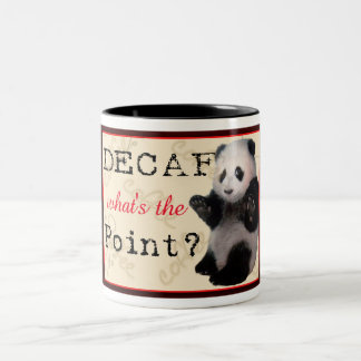 Tasse 2 Couleurs Café de panda de Decaf