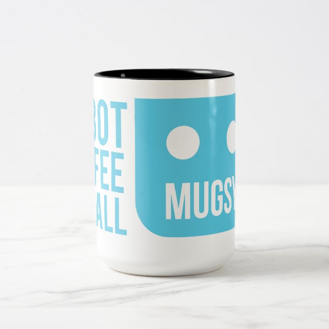 Tasse 2 Couleurs Café de robot pour tous (Centre)