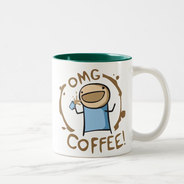 Tasse 2 Couleurs Café d'OMG (Droit)