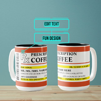Tasse 2 Couleurs Café d'ordonnance
