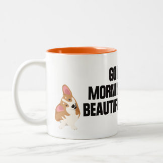 Tasse 2 Couleurs Café du matin pour amateur de jolis chiens Corgi g