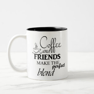Tasse 2 Couleurs Café et amis font le mélange parfait