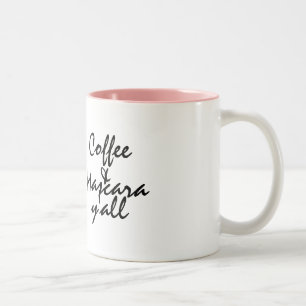 Tasse 2 Couleurs Café et mascara vous
