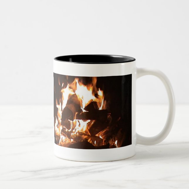 Tasse 2 Couleurs café par le feu (Droit)