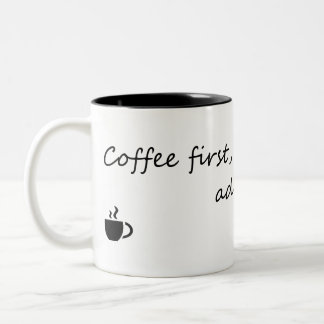 Tasse 2 Couleurs Café Premier Adulte Deuxième - Citation Drôle De C