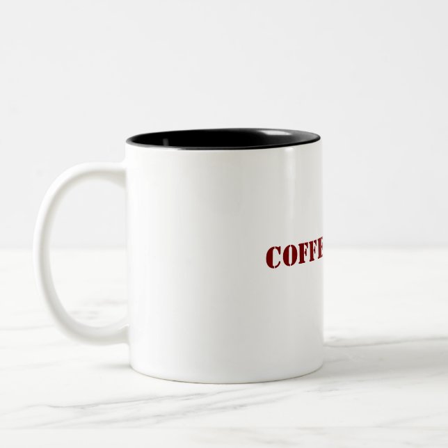 Tasse 2 Couleurs "Café, s'il vous plaît : Carburant pour la journée (Gauche)