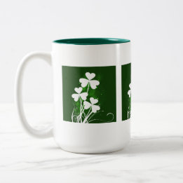 Tasse 2 Couleurs Café spécial St. Patrick's Day - 15 oz.