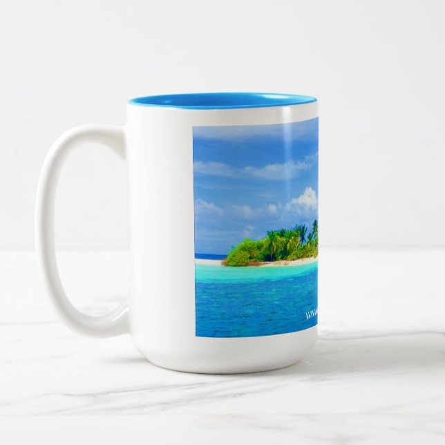 Tasse 2 Couleurs Café Troy ou thé de l'île (Gauche)