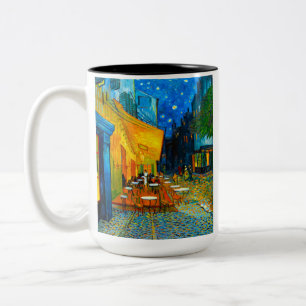 Tasse 2 Couleurs Café Van Gogh Terrasse en soirée