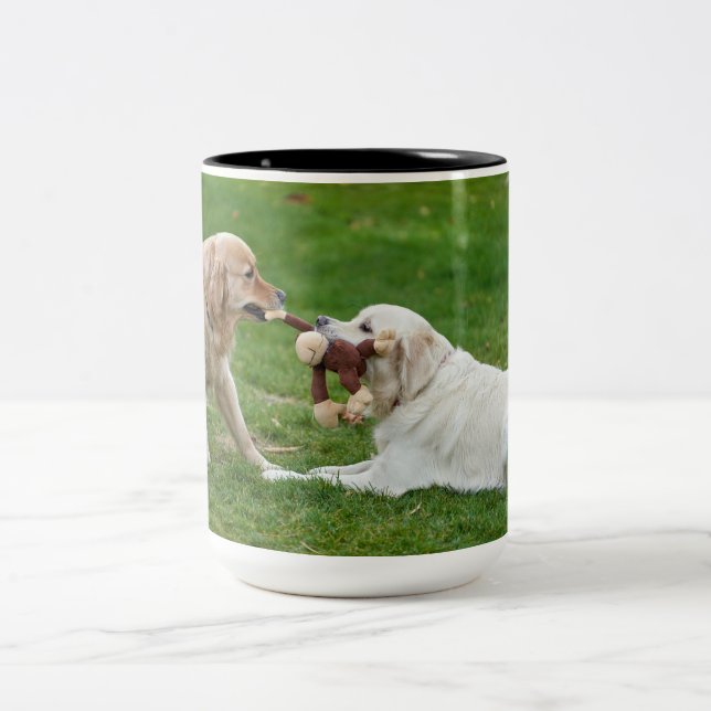 Tasse 2 Couleurs Cafetière, cacao chaud (Centre)