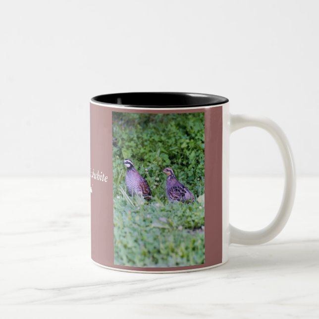 Tasse 2 Couleurs Cailles du nord (Droit)