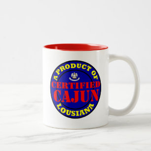 TASSE 2 COULEURS CAJUN CERTIFIÉ