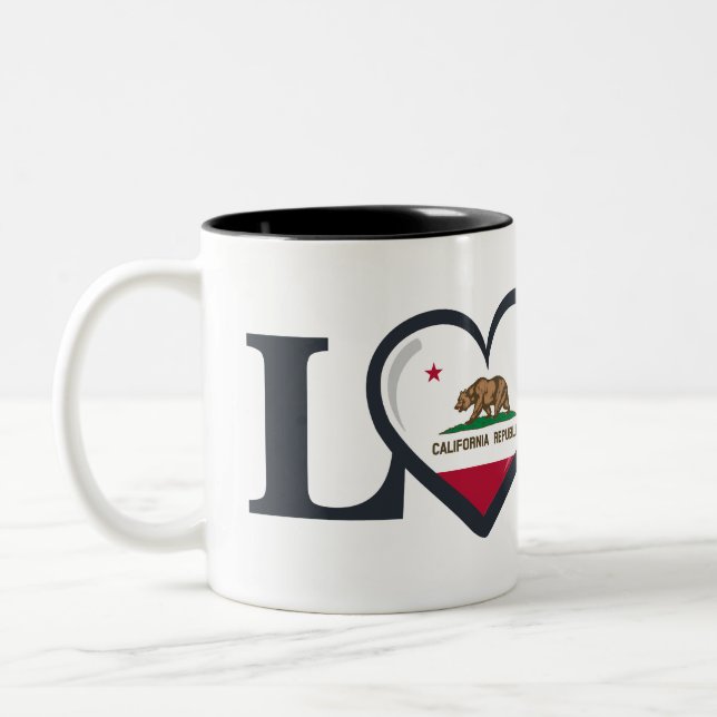 Tasse 2 Couleurs California Love (Gauche)