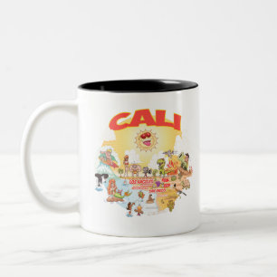 Tasse 2 Couleurs Californie du Sud CALI