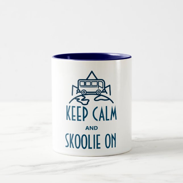Tasse 2 Couleurs Calme et ski (Centre)