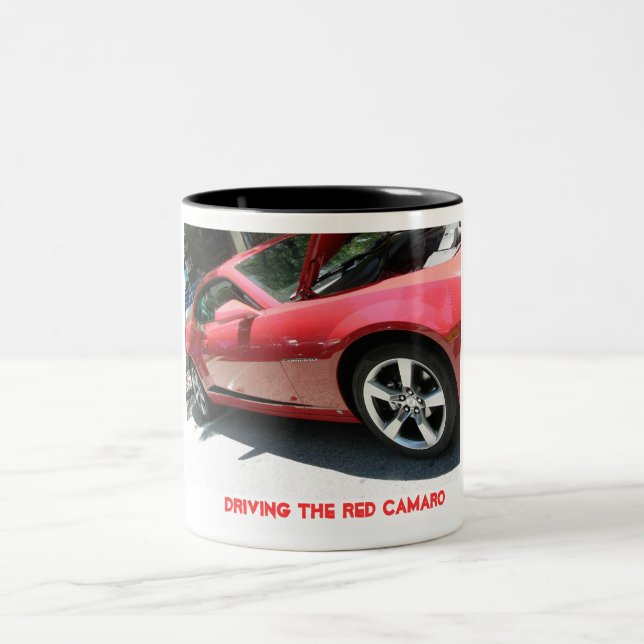 Tasse 2 Couleurs Camaro rouge (Centre)