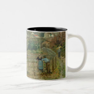 Tasse 2 Couleurs Camille Pissarro la barrière, 1872 (huile sur l