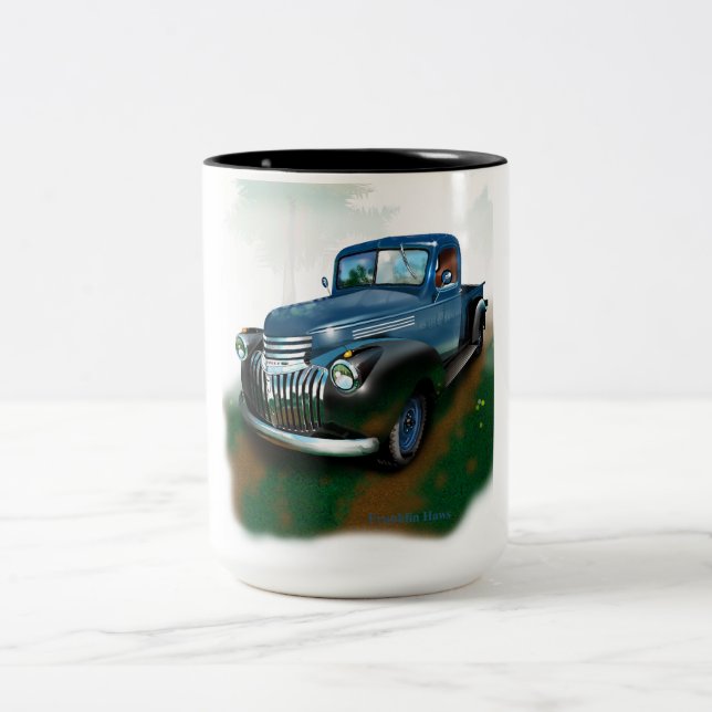 Tasse 2 Couleurs Camion de Chevy (Centre)