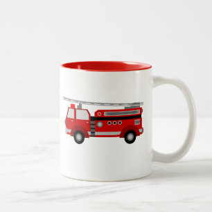 Tasse 2 Couleurs Camion d'incendie