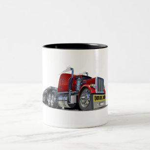 Tasse 2 Couleurs Camion semi-caricature