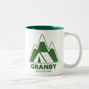 Tasse 2 Couleurs Camping dans les montagnes du parc provincial Gran