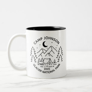 Tasse 2 Couleurs Camping de jumelage de groupes de famille personna