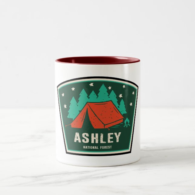 Tasse 2 Couleurs Camping forestier national Ashley (Centre)