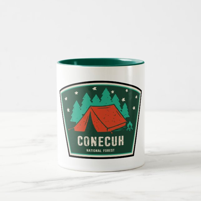Tasse 2 Couleurs Camping forestier national de Conecuh (Centre)