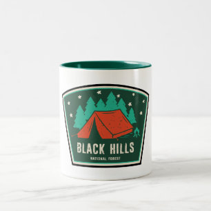 Tasse 2 Couleurs Camping Forêt Nationale de Black Hills