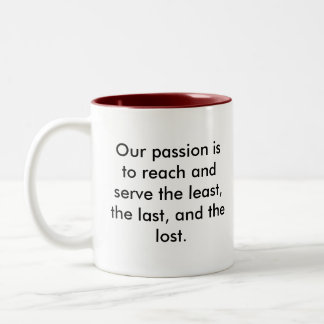 Tasse 2 Couleurs cana_originalarch_gradient, notre passion est à r…