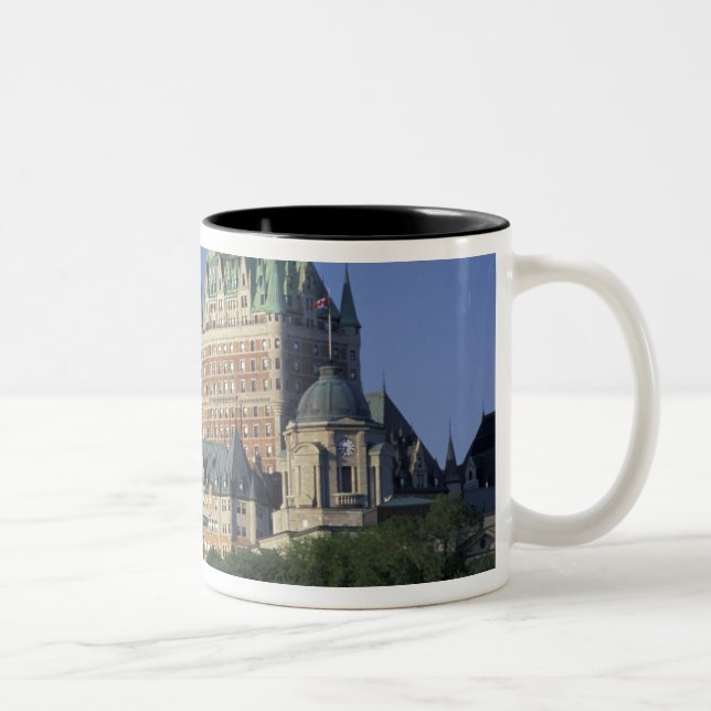 Tasse 2 Couleurs Canada, Québec. Château Frontenac. (Droit)