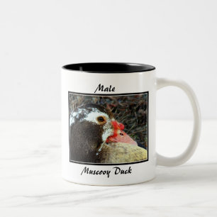 Tasse 2 Couleurs Canard de Muscovy masculin