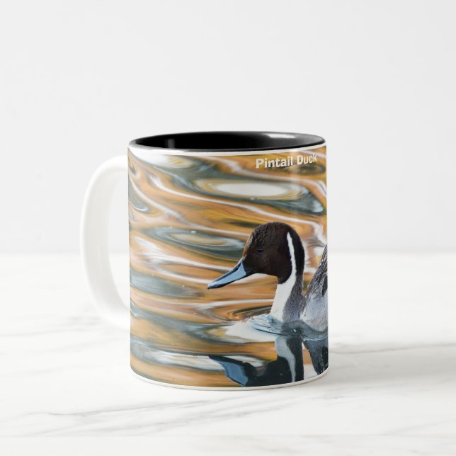 Tasse 2 Couleurs Canard pilet (Devant gauche)