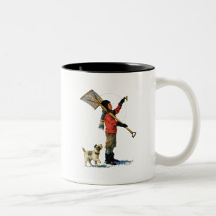 Tasse 2 Couleurs Canard souchet de neige