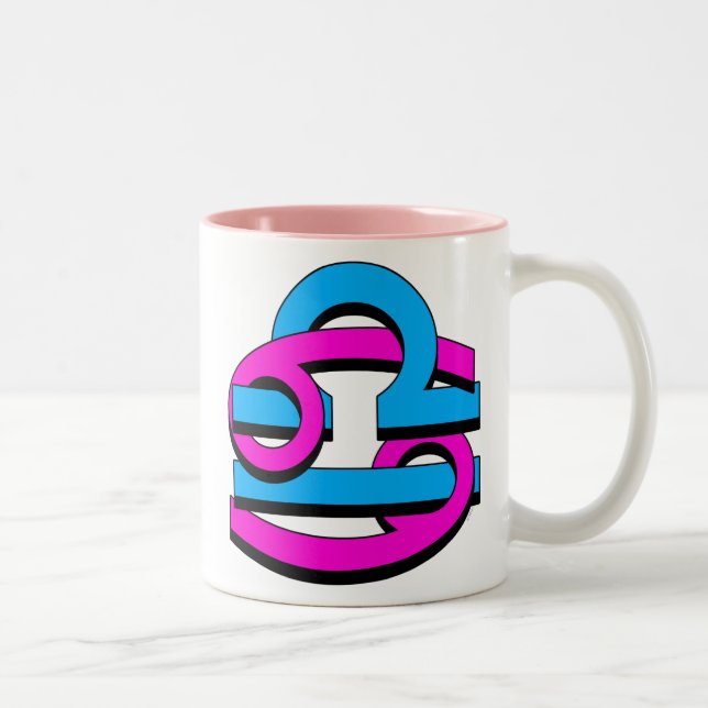 Tasse 2 Couleurs Cancer et Balance PkBl (Droit)