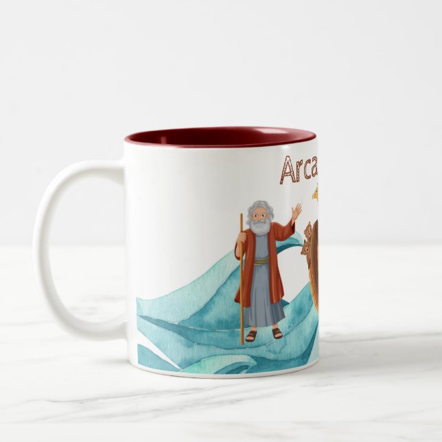 Tasse 2 Couleurs Caneca Arca de Noé (Gauche)