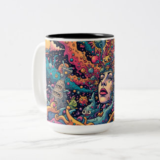 Tasse 2 Couleurs Caneca branca clássica, 325 ml