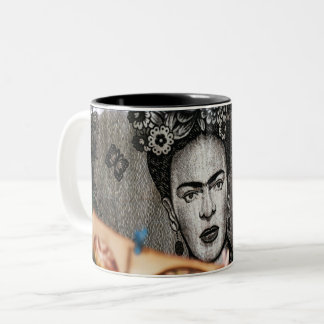 Tasse 2 Couleurs Caneca de Café Arte Abstracta 11 oz Cerâmica W-PT 