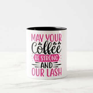 Tasse 2 Couleurs Caneca de Café “Be strong" 11 oz Cerâmica W-PT ZLE