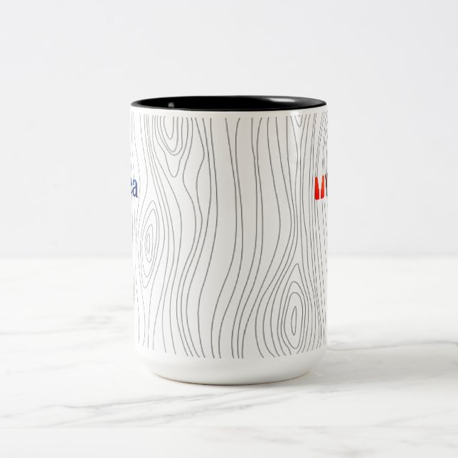 Tasse 2 Couleurs Caneca De Café Italinea (Centre)