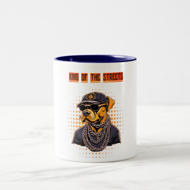 Tasse 2 Couleurs Caneca DOG KING (Centre)